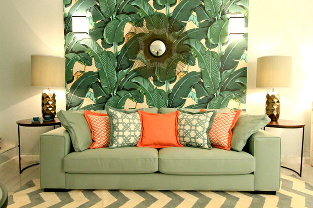 Tropical Living Room by Ana Antunes Homestyling