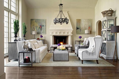 Inspiration for a medium sized traditional formal enclosed living room in Birmingham with beige walls.