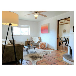Pueblo Style Home with Southwestern features - Southwestern - Living ...