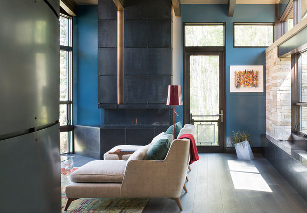 Contemporary Living Room by 186 Lighting Design Group - Gregg Mackell