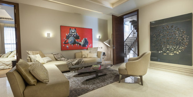 Contemporary Family Room by Essentia Environments