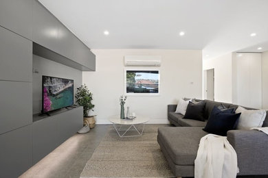 Modernes Wohnzimmer in Canberra - Queanbeyan
