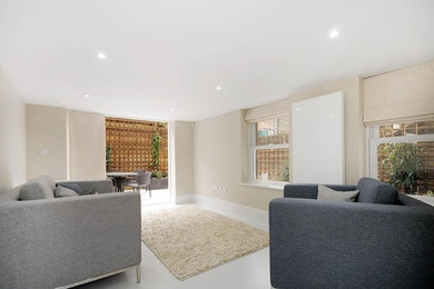 Photo of a contemporary living room in Other.