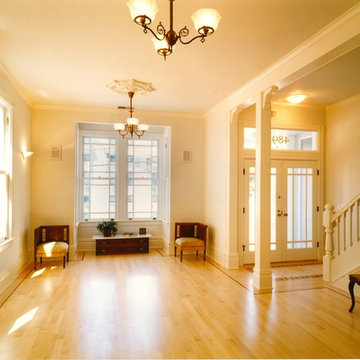 R-E-S-P-E-C-T entry and living room