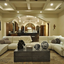 Mediterranean Living Room by Design Visions of Austin