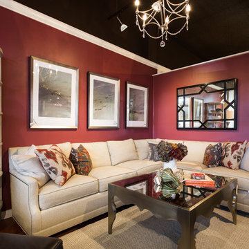 Raspberry Living Room Inspiration