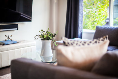 Inspiration for a living room remodel in Vancouver