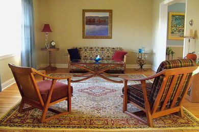 REAL Hand-knotted Oriental Rug Is Perfect Finish to Newly Decorated Living Room