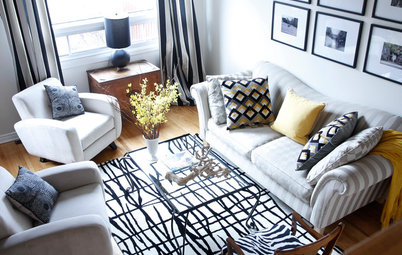 My Houzz: A Montreal Townhouse Gains Graphic Appeal