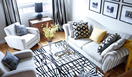 My Houzz: A Montreal Townhouse Gains Graphic Appeal