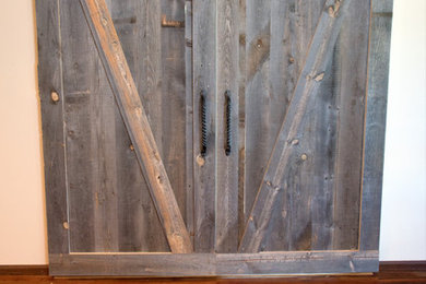 Reclaimed Snow Fence Barn Door