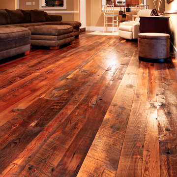 Reclaimed Tobacco Pine Hardwood Flooring