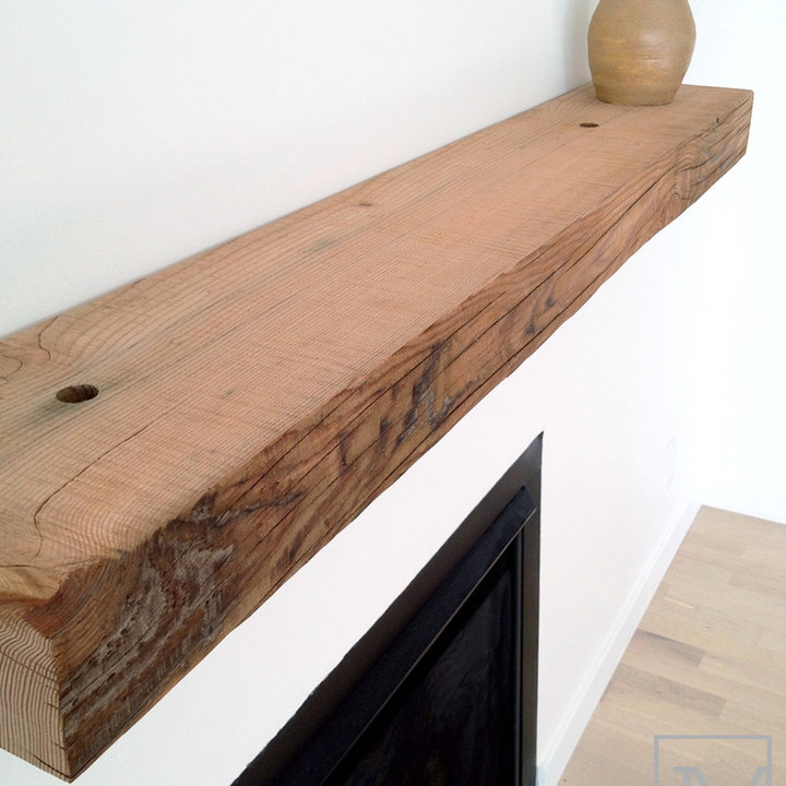 Reclaimed Wood Mantel Houzz