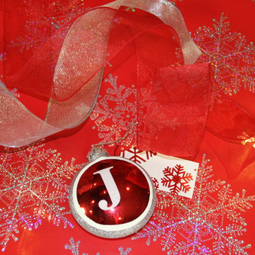 Red and Silver Christmas Gift Wrap