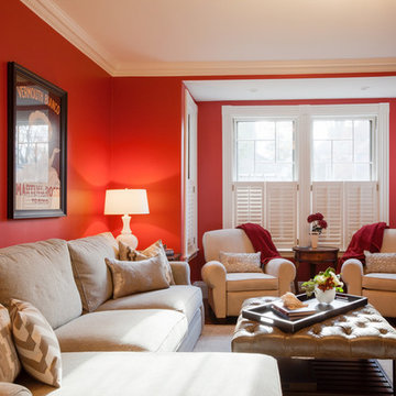 Red Living Room