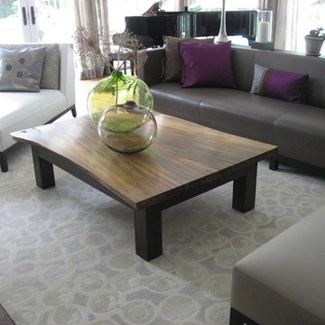 Modern Tibetan Area Rugs Entry and Living Room