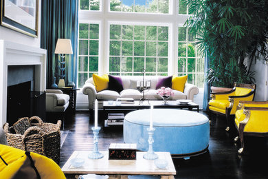 Elegant living room photo in New Orleans