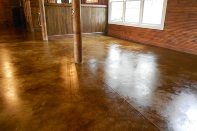 Renovated Barn Stained Floor