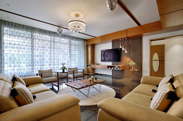 Living Room by Pranav Patel Design Studio