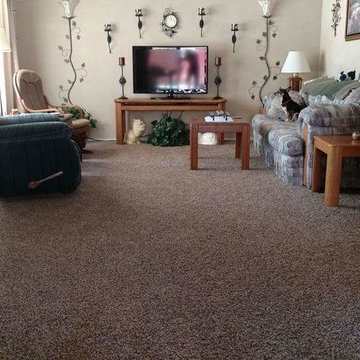 Residential home, new carpet