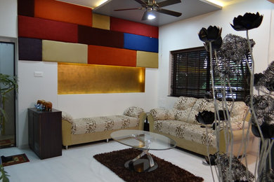 Inspiration for a contemporary living room remodel in Pune