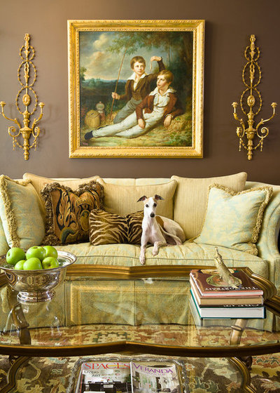 Traditional Living Room by Chad Jackson Photography