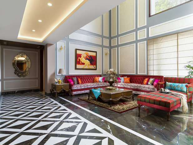 British Colonial Living Room by I - DESIGN STUDIOS