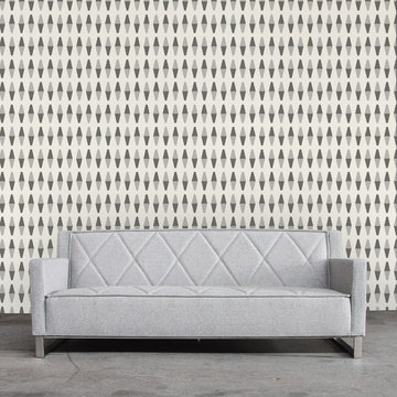 RETROGEO Removable Wallpaper_Greyscale_BA405