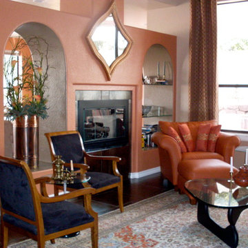 Ricci and Steve's Eclectic Living Room