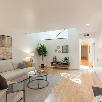 Rice Village - Modern Houston Home - Living Room Staging