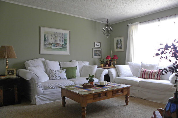 Farmhouse Living Room by Sarah Greenman