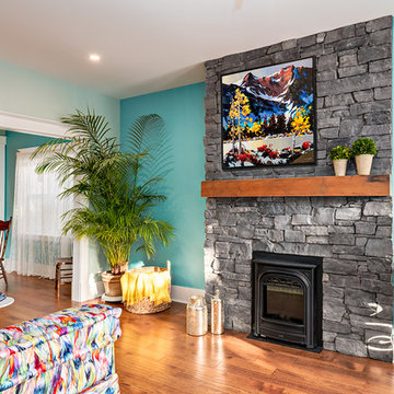 Robin's egg blue for the walls...