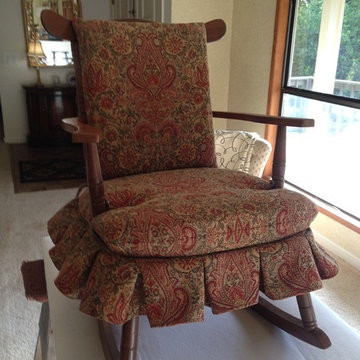 Rocking Chair, Reupholstered