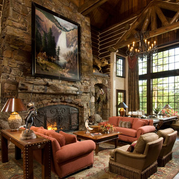 Rocky Mountain Homes-Private Rustic Ranch
