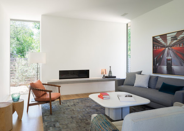 Contemporary Living Room by Cuppett Kilpatrick Architecture + Interior Design