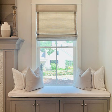 Roman Shades, Natural Woven Shades, and Plantation Shutters in Brookhaven Estate