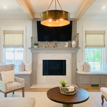 Roman Shades, Natural Woven Shades, and Plantation Shutters in Brookhaven Estate