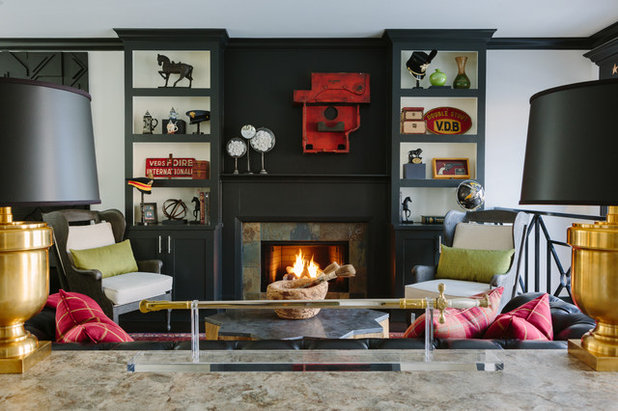 Eclectic Living Room by Anthony Michael Interior Design, Ltd.