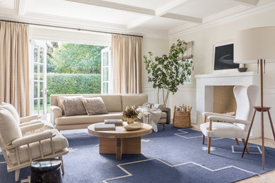 Inspiration for a transitional living room remodel in San Francisco