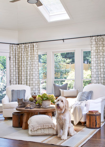 Country Living Room by Lisa Gabrielson Design