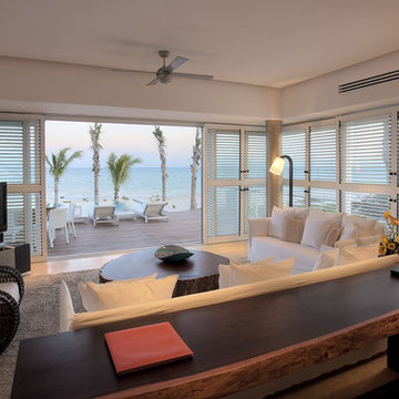 Rotsen for the Mandarin Oriental Hotel Riviera Maya - Mexico - Villa Living Room