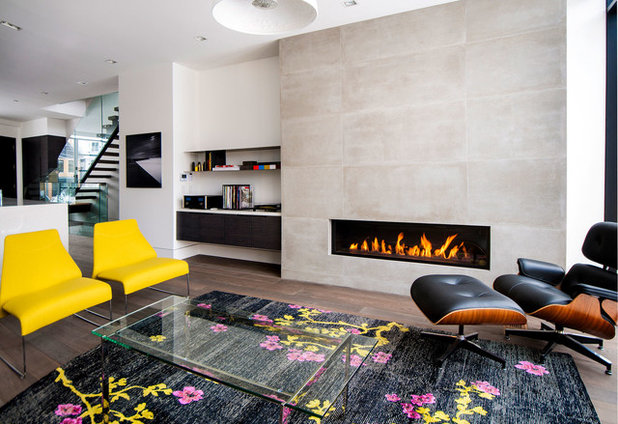 Modern Living Room by Shirley Meisels