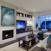 Contemporary Living Room by Portico Design Group