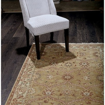 Rugsville Persian Floral Hand Knotted Antiquity Green Rug (4' x 6')   $449.00