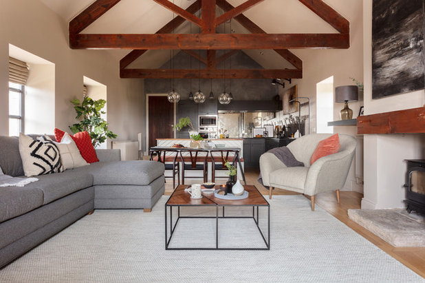 Rustic Living Room by Studio Dean