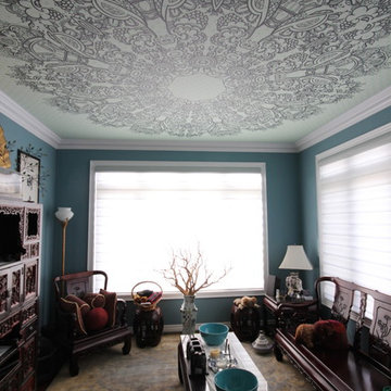 Russian-inspired Printed Ceiling
