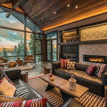 Rustic Contemporary Ski Lodge