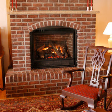 Rustic Fireplace