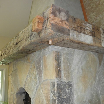Rustic Fireplace Mantel