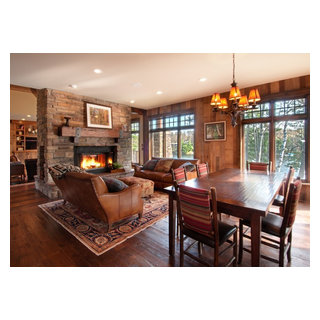 Rustic Living Room - Rustic - Living Room - Minneapolis | Houzz